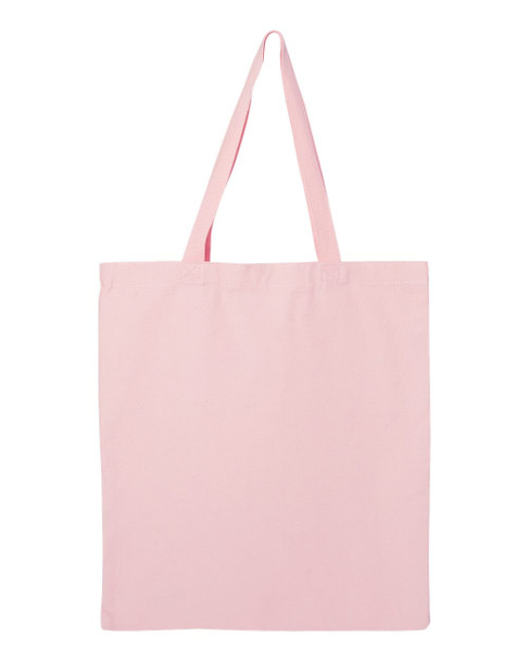 Q-Tees Q800 Canvas Promotional Tote | Light Pink