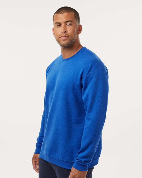 M&O 3340 Unisex Fleece Crewneck Sweatshirt | Royal