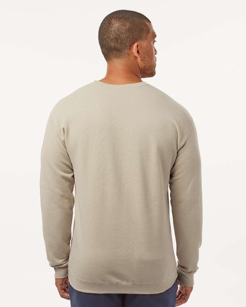 M&O 3340 Unisex Fleece Crewneck Sweatshirt | Sand