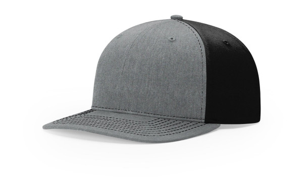 Richardson 312  Twill Back Trucker Hat | Heather Grey/ Black