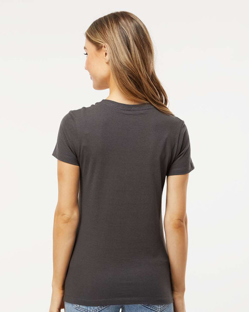 4810 M&O Ladies Gold Soft Touch T-shirt | Charcoal
