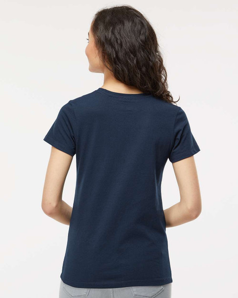 4810 M&O Ladies Gold Soft Touch T-shirt | Deep Navy