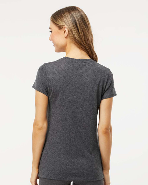 4810 M&O Ladies Gold Soft Touch T-shirt | Dark Heather