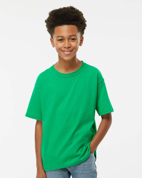 4850 M&O Youth Gold Soft Touch T-shirt | Irish Green