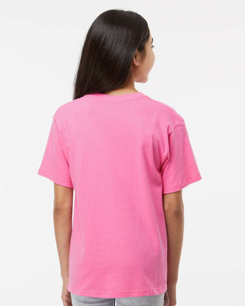 4850 M&O Youth Gold Soft Touch T-shirt | Azalea