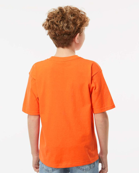 4850 M&O Youth Gold Soft Touch T-shirt | Orange