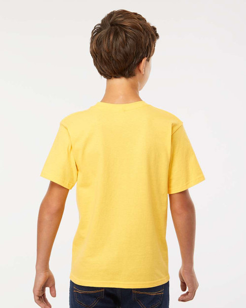 M&O 4850 Youth Gold Soft Touch T-shirt | Yellow