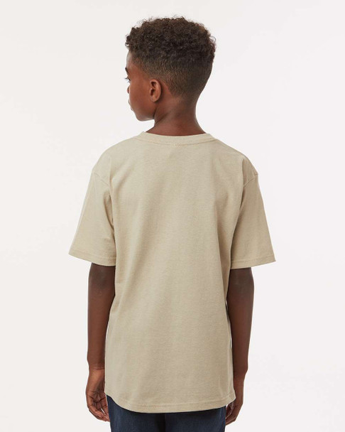 4850 M&O Youth Gold Soft Touch T-shirt | Sand