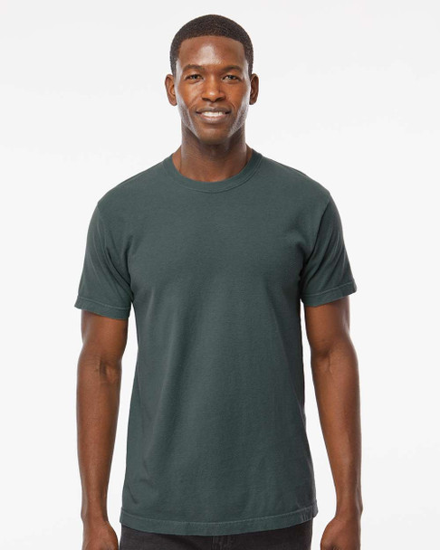 6500M M&O Knits Unisex Vintage Garment Dye Tee | Blue Spruce