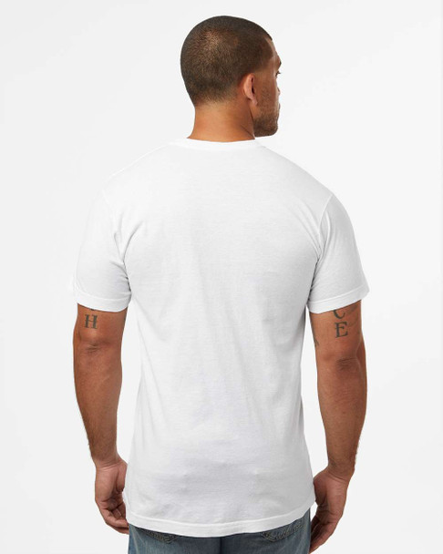 6500M M&O Knits Unisex Vintage Garment Dye Tee | White