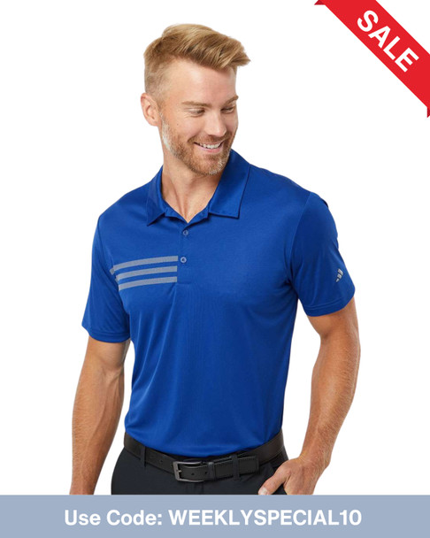 Adidas A324  3-Stripes Chest Sport Shirt