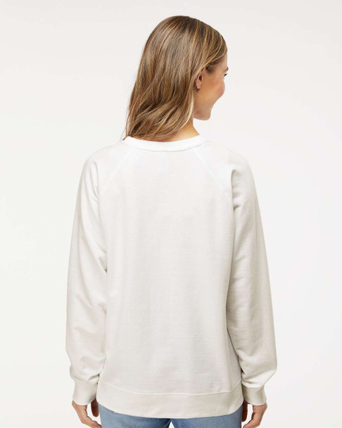 Independent Trading Co. SS1000C Icon Unisex Lightweight Loopback Terry Crewneck Sweatshirt | Bone