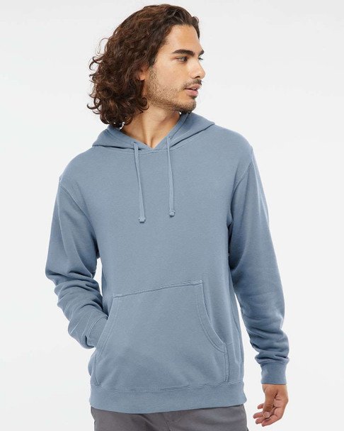 Independent Trading Co. PRM4500 Heavyweight Pigment-Dyed Hoodie | Pigment Slate Blue