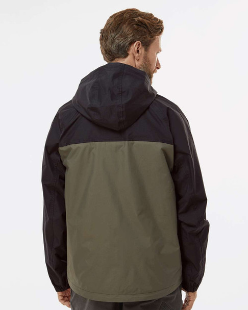 DRI DUCK 5335 Torrent Waterproof Hooded Jacket | Olive/ Black