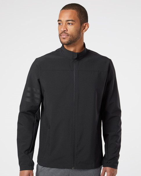 Adidas A267 3-Stripes Jacket | Black/ Black