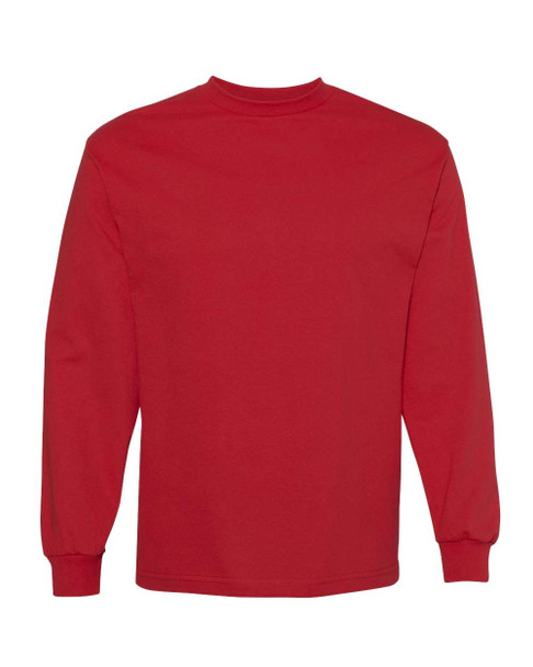 American Apparel 1304 Unisex Heavyweight Cotton Long Sleeve T-Shirt | Red American Apparel 1304 Unisex Heavyweight Cotton Long Sleeve T-Shirt | Red