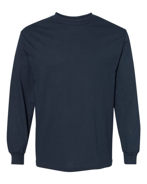 American Apparel 1304 Unisex Heavyweight Cotton Long Sleeve T-Shirt | True Navy American Apparel 1304 Unisex Heavyweight Cotton Long Sleeve T-Shirt | True Navy
