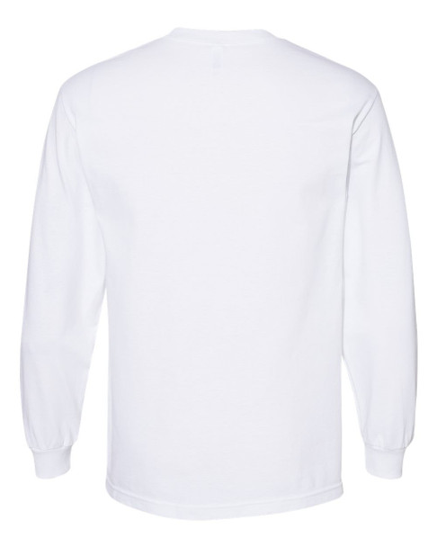 American Apparel 1304 Unisex Heavyweight Cotton Long Sleeve T-Shirt | White American Apparel 1304 Unisex Heavyweight Cotton Long Sleeve T-Shirt | White