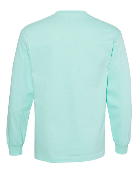 American Apparel 1304 Unisex Heavyweight Cotton Long Sleeve T-Shirt | Celadon American Apparel 1304 Unisex Heavyweight Cotton Long Sleeve T-Shirt | Celadon