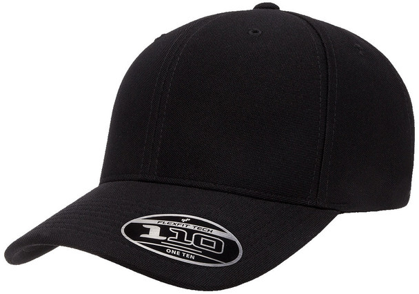 Flexfit 110P 110® Mini-Piqué Cap | Black
