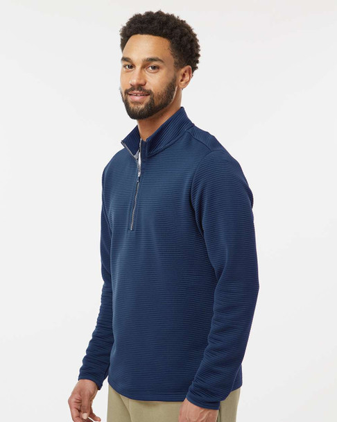Adidas A588 Spacer Quarter-Zip Pullover | Collegiate Navy Adidas A588 Spacer Quarter-Zip Pullover | Collegiate Navy