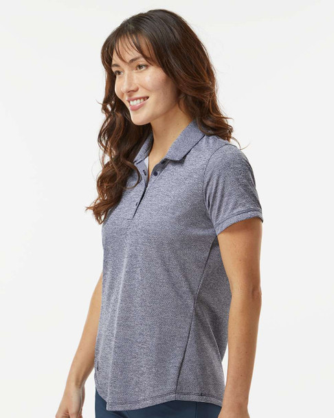 Adidas A592 Women's Space Dyed Polo | Collegiate Navy Melange Adidas A592 Women's Space Dyed Polo | Collegiate Navy Melange