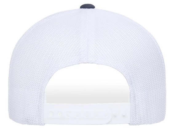Yupoong 6606R YP Classics Sustainable Retro Trucker Cap | Navy/ White