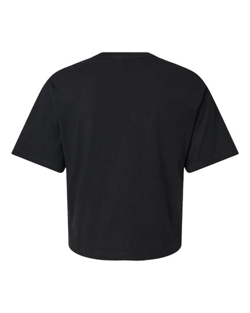 American Apparel 102 Women's Fine Jersey Boxy Tee | Black