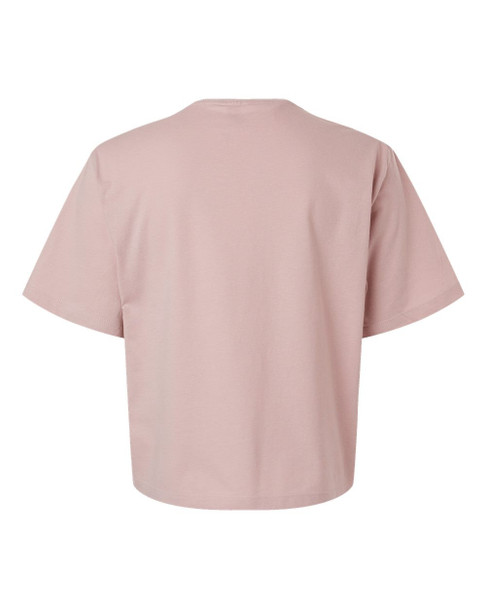 American Apparel 102 Women's Fine Jersey Boxy Tee | Blush