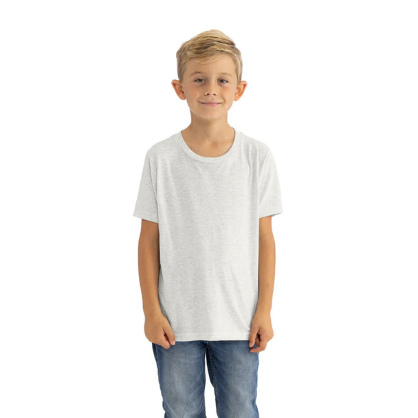 Next Level 6310 Youth Tri-Blend Crew Tee | Heather White