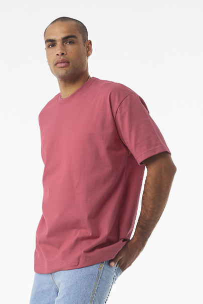 BELLA + CANVAS 4610 7.5 oz Heavyweight Tee | Vintage Red