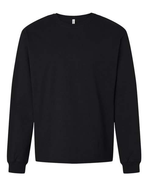 BELLA + CANVAS 4651 7.5 oz Heavyweight Long Sleeve Tee | Black