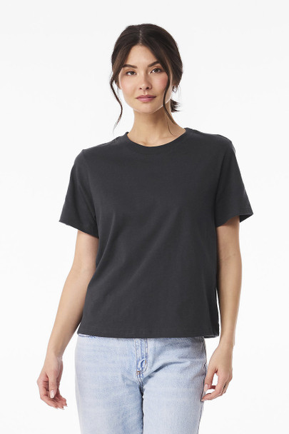 BELLA + CANVAS 6110  Women's 6 oz Heavyweight Tee | Dark Grey BELLA + CANVAS 6110  Women's 6 oz Heavyweight Tee | Dark Grey