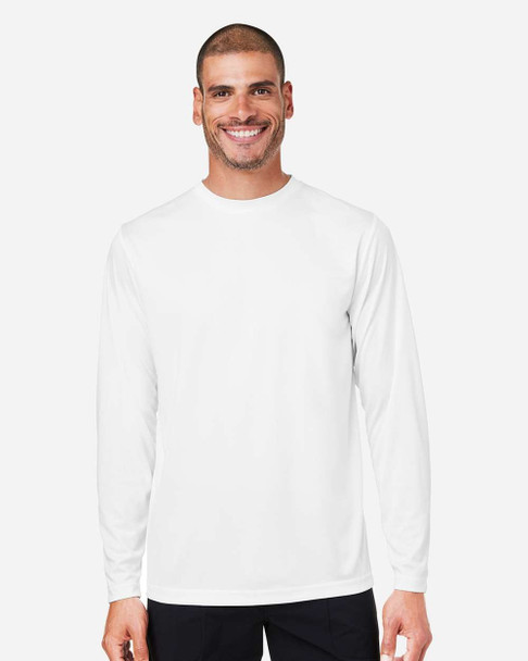 CE10L CORE365 Capital Long Sleeve Performance T-Shirt | White