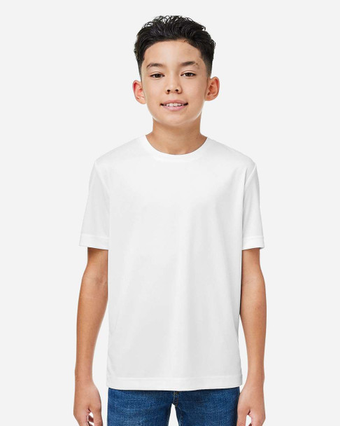 CORE 365 CE10Y  Youth Capital Performance T-Shirt | White