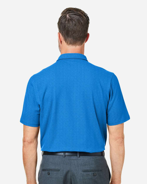 DG101 Devon & Jones Crownlux Performance® Geo Polo | French Blue/ CR Blue