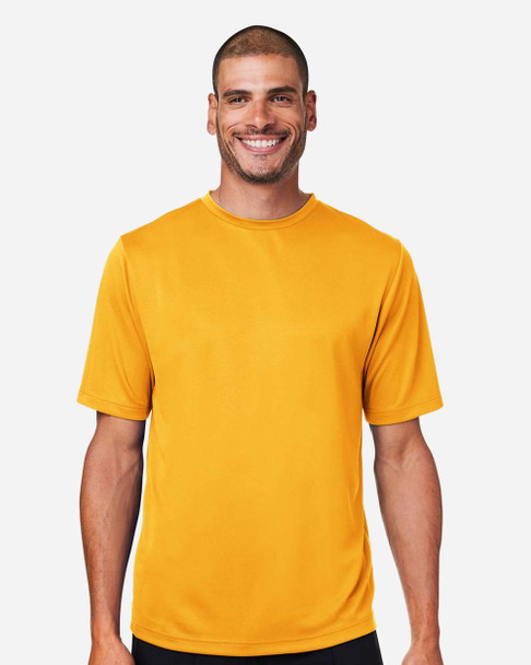Team 365 TT15 Zone Performance Mesh T-Shirt | Sport Athletic Gold