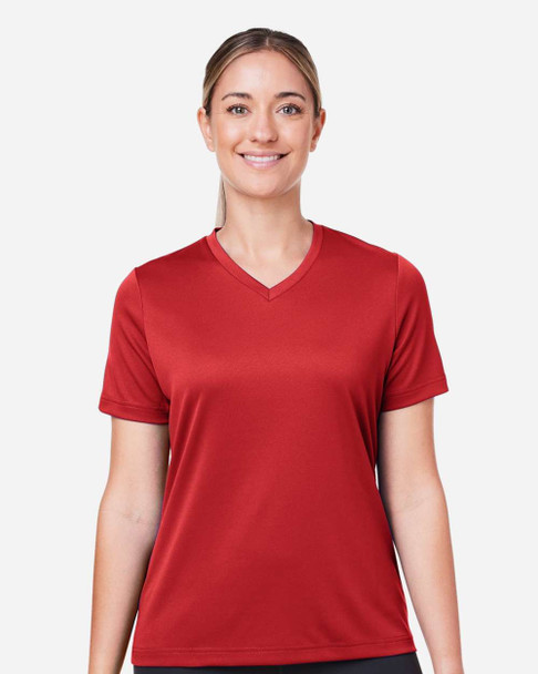Team 365 TT15W Women's Zone Performance Mesh T-Shirt | Sport Scarlet Red