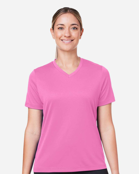Team 365 TT15W Women's Zone Performance Mesh T-Shirt | Sport Charity Pink