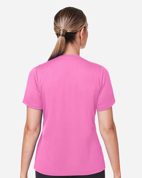 Team 365 TT15W Women's Zone Performance Mesh T-Shirt | Sport Charity Pink