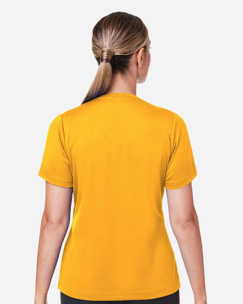 Team 365 TT15W Women's Zone Performance Mesh T-Shirt | Sport Athletic Gold