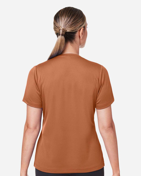 Team 365 TT15W Women's Zone Performance Mesh T-Shirt | Sport Burnt Orange