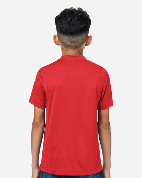 Team 365 TT15Y Youth Zone Performance Mesh T-Shirt | Sport Red