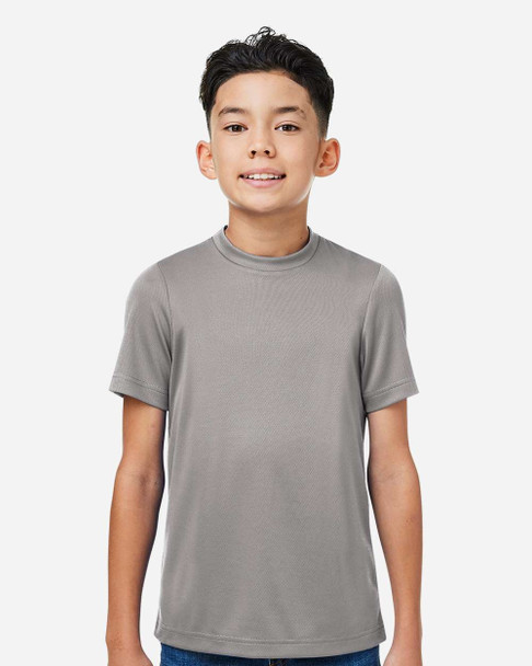 Team 365 TT15Y Youth Zone Performance Mesh T-Shirt | Sport Graphite