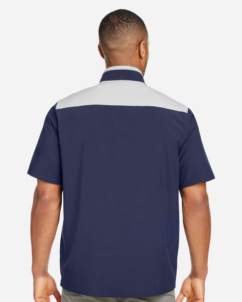 Under Armour 1389612 Motivate 3.0 Short Sleeve Half-Zip | Midnight Navy/ White
