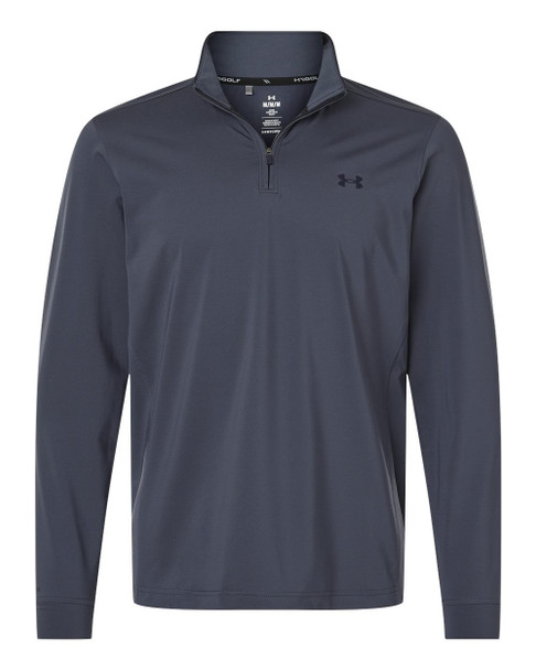 Under Armour 1389864 Drive Quarter-Zip Pullover | Downpour Grey/ Midnight Navy