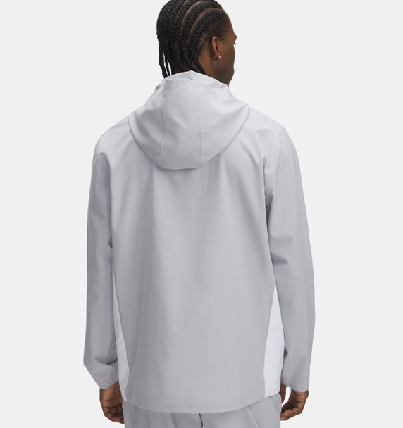 Under Armour 1390159 Rival Stretch Jacket | Mod Grey/ White