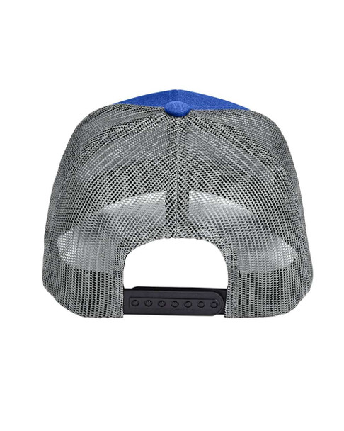 Team 365 TT802Y Youth Zone Sonic Heather Trucker Cap | Sport Royal Heather/ Sport Graphite