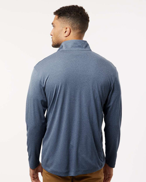 AllPro 41870 Pro-Lock Performance Quarter-Zip Pullover | Heather Navy