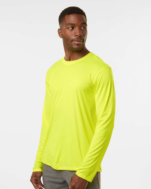 AllPro 48400 Pro-Lock Performance Long Sleeve T-Shirt | Neon Yellow